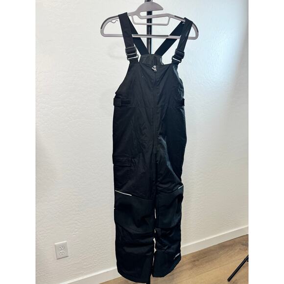 Columbia Winter Snow Ski BIB Size 10/12 Medium Black Unisex - Picture 1 of 6